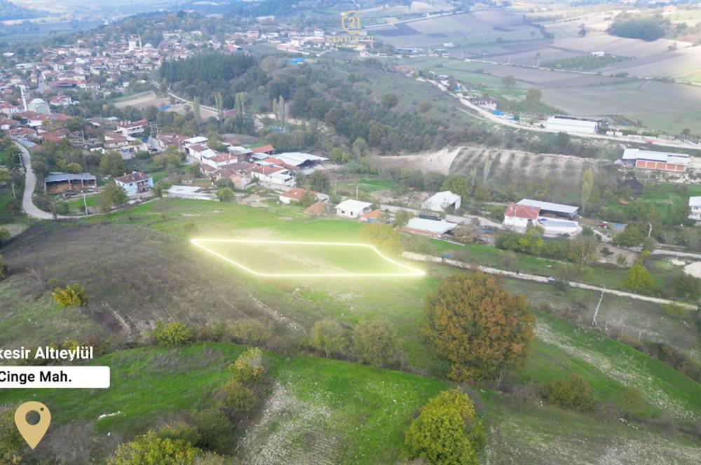 C21 BAL'DAN BALIKESİR CİNGE MH// ALT YAPISI OLAN// 1288 M² ARSA