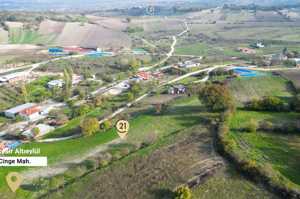 C21 BAL'DAN BALIKESİR CİNGE MH// ALT YAPISI OLAN// 1288 M² ARSA
