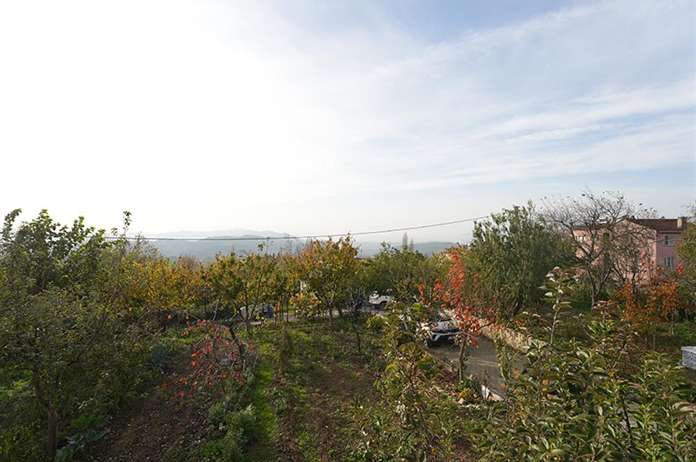 C21 Cius; Adliye Köyünde Deniz Manzaralı 2 Katlı Bahçeli Ev