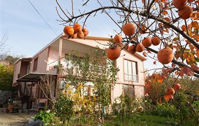 C21 Cius; Adliye Köyünde Deniz Manzaralı 2 Katlı Bahçeli Ev