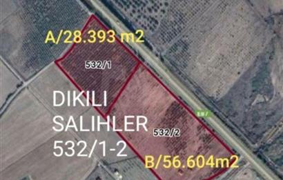 Dikili Salihler Çanakkale Yolu üstü mükemmel konumda tarla