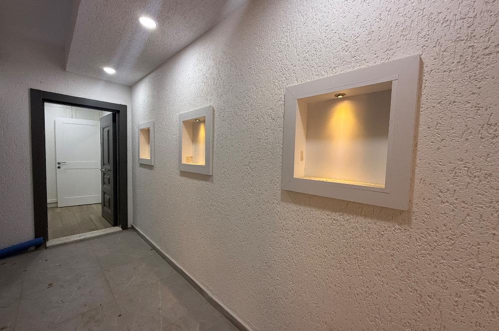 Denize 10 Adım Mesafede Havuzlu Site İçinde 3+1 Bahçe Katı Daire