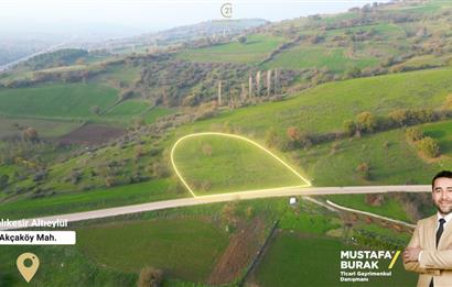 C21 BAL'DAN AKÇAKÖY'DE //ASFALTA CEPHE// 2700 M² SATILIK TARLA