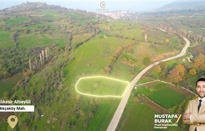 C21 BAL'DAN AKÇAKÖY'DE //ASFALTA CEPHE// 2700 M² SATILIK TARLA