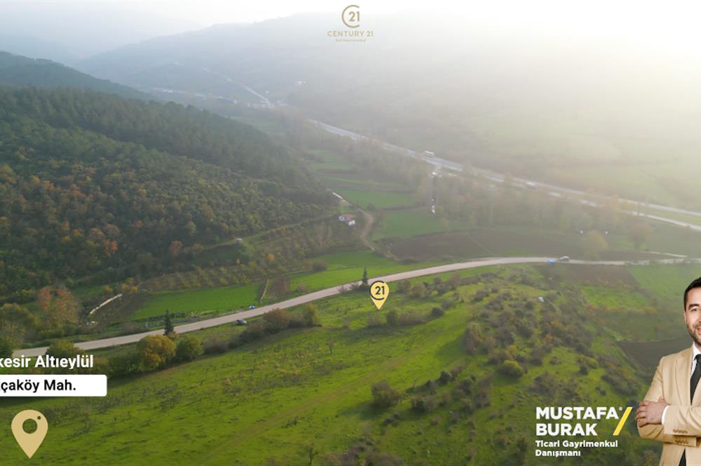 C21 BAL'DAN AKÇAKÖY'DE //ASFALTA CEPHE// 2700 M² SATILIK TARLA