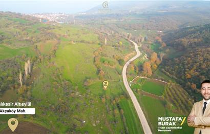 C21 BAL'DAN AKÇAKÖY'DE //ASFALTA CEPHE// 2700 M² SATILIK TARLA