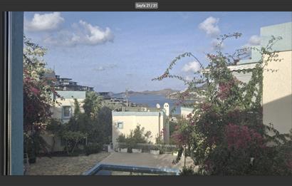 Bodrum Gümüşlük deniz manzaralı satılık villa