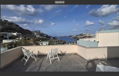 Bodrum Gümüşlük deniz manzaralı satılık villa