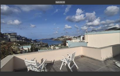 Bodrum Gümüşlük deniz manzaralı satılık villa