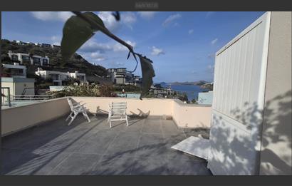 Bodrum Gümüşlük deniz manzaralı satılık villa