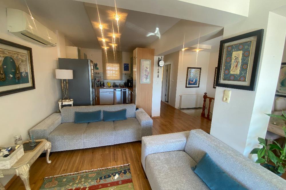 Bodrum Mutlu Sitesi Şahane Manzaralı Satılık Dubleks Villa