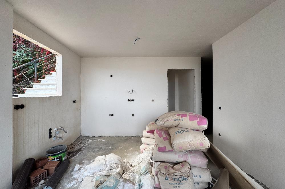 YATIRIMLIK KABA İNŞAAT 3+1 DAİRE BODRUM'DA FIRSAT!