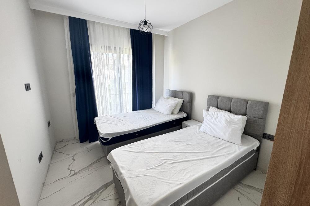 Akyarlar'da Site İçerisinde 2+1 Eşyalı Kiralık Daire