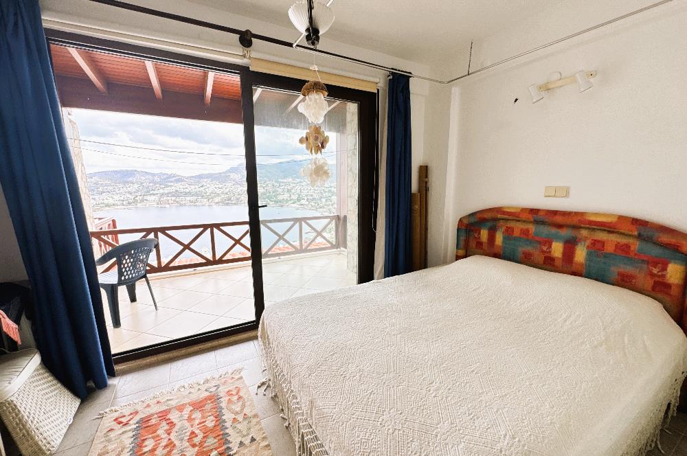 Yalıkavak Tilkicik Deniz Manzaralı Eşyalı Kiralık Dubleks Daire