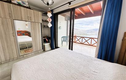 Yalıkavak Tilkicik Deniz Manzaralı Eşyalı Kiralık Dubleks Daire