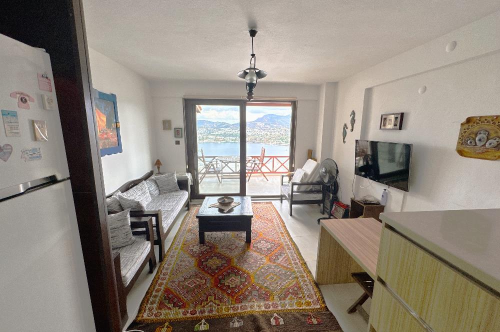 Yalıkavak Tilkicik Deniz Manzaralı Eşyalı Kiralık Dubleks Daire