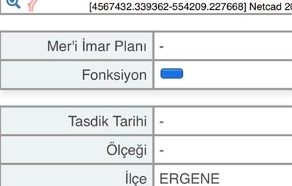 ERGENE VAKIFLAR MAHALLESİ SATILIK TARLA