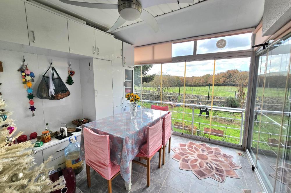 SİTE İÇERİSİNDE DOĞA MANZARALI HAVUZLU BAHÇELİ BAKIMLI VİLLA