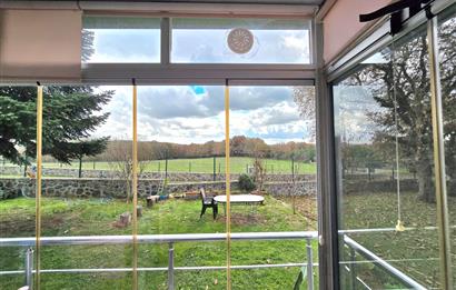 SİTE İÇERİSİNDE DOĞA MANZARALI HAVUZLU BAHÇELİ BAKIMLI VİLLA