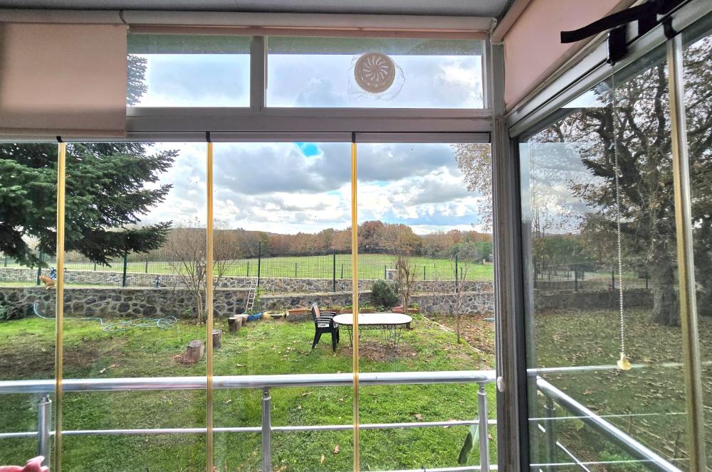 SİTE İÇERİSİNDE DOĞA MANZARALI HAVUZLU BAHÇELİ BAKIMLI VİLLA