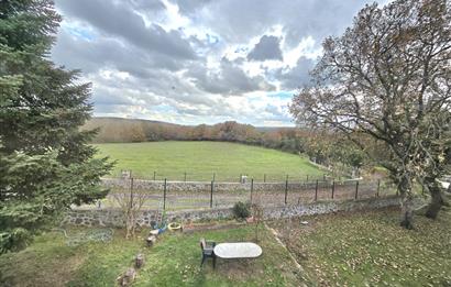 SİTE İÇERİSİNDE DOĞA MANZARALI HAVUZLU BAHÇELİ BAKIMLI VİLLA