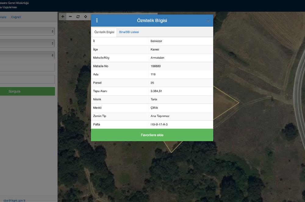 BALIKESİR ARMUTALAN'DA YOL CEPHELİ YATIRIMLIK TARLA C21 BAL