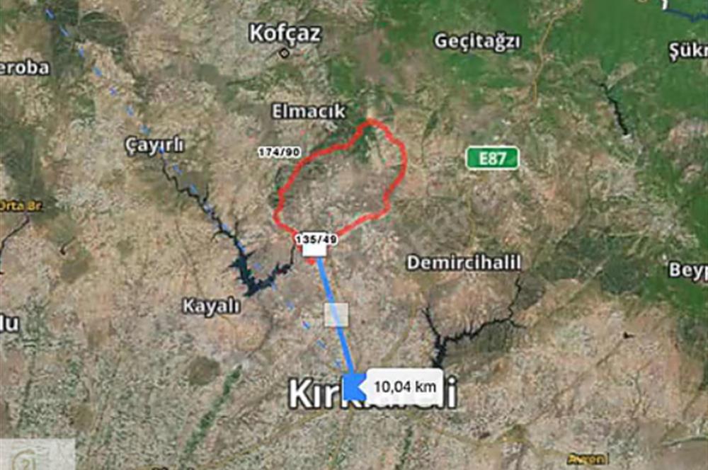 Kırklareli Merkez Üniversiteye yakın satılık tarla fırsat