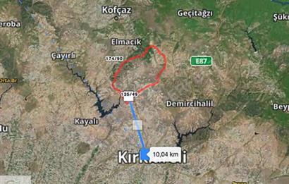 Kırklareli Merkez Üniversiteye yakın satılık tarla fırsat