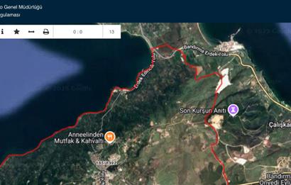 BANDIRMA'DA DENİZE YAKIN 244 m² ARSA C21BAL