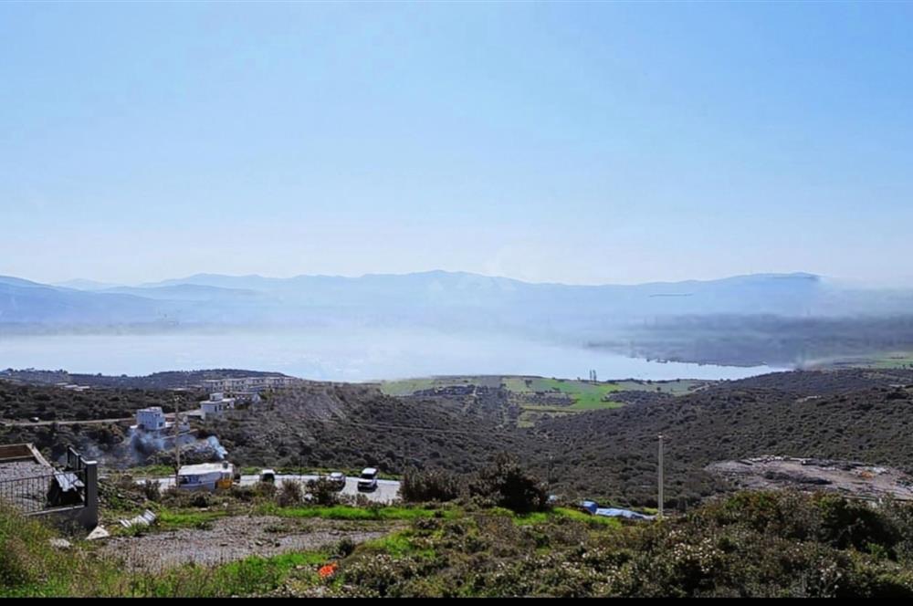 Milas Bogaziçi muhtesem deniz manzaralı satılık imarlı arsa