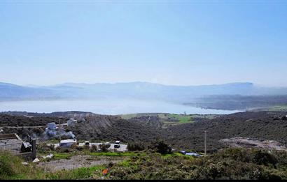 Milas Bogaziçi muhtesem deniz manzaralı satılık imarlı arsa