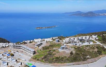 Milas Bogaziçi muhtesem deniz manzaralı satılık imarlı arsa