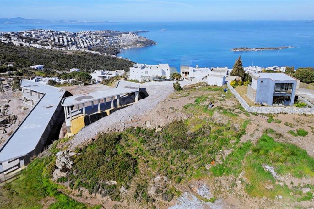 Milas Bogaziçi muhtesem deniz manzaralı satılık imarlı arsa