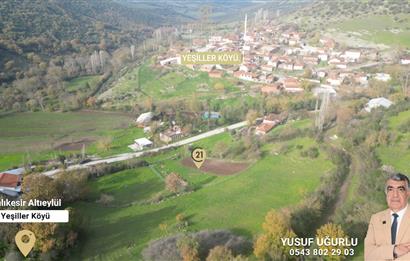 CENTURY21 Bal'DAN BALIKESİR-ALTIEYLÜL-YEŞİLLER MAHALLESİNDE SATILIK ARSAKLESİNDE SATILIK ARSALILESİNDE