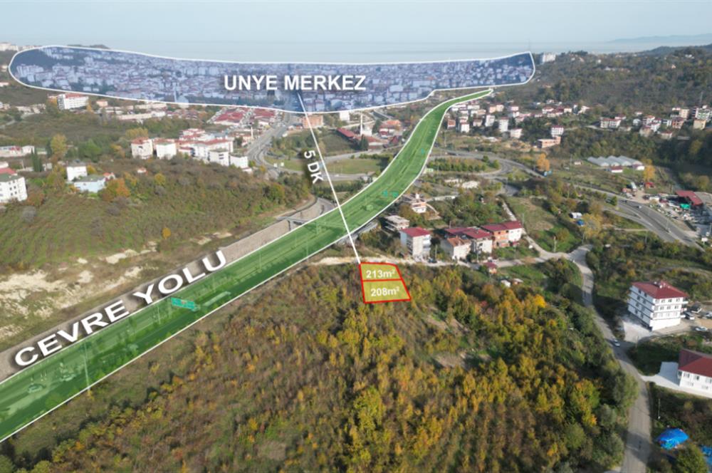 CENTURY 21'DEN ÜNYE YUNUS EMRE MAH İMARLI ARSA