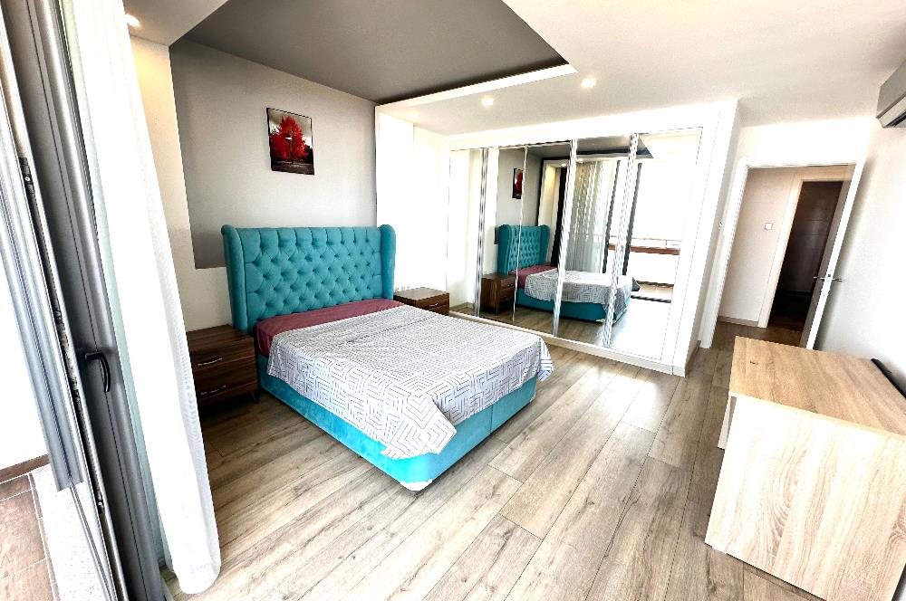 Akacan Elegance Sitesi Full Deniz ve Havuz Manzaralı 3+1 Lüks Eşyalı Kiralık Daire