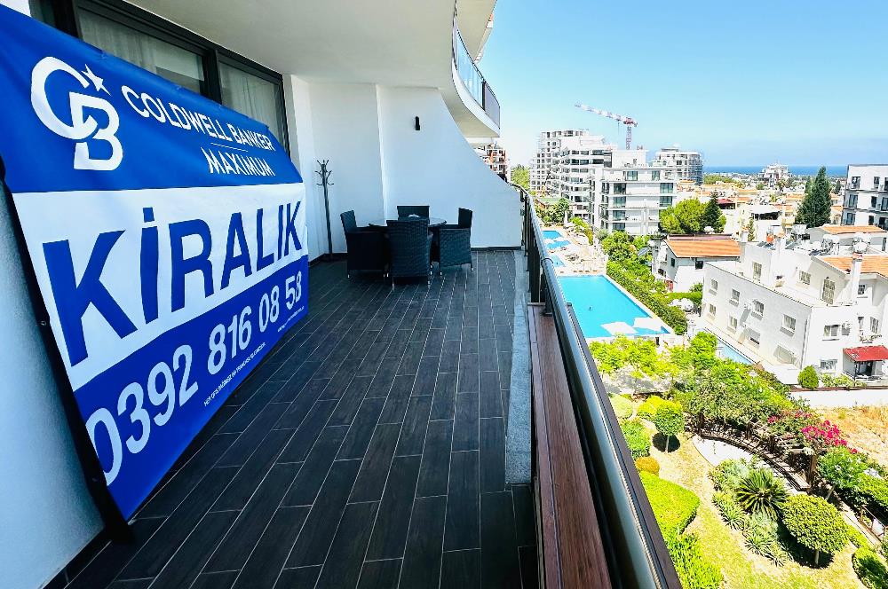 Akacan Elegance Sitesi Full Deniz ve Havuz Manzaralı 3+1 Lüks Eşyalı Kiralık Daire