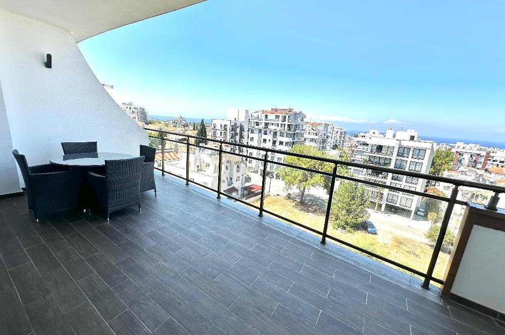 Akacan Elegance Sitesi Full Deniz ve Havuz Manzaralı 3+1 Lüks Eşyalı Kiralık Daire