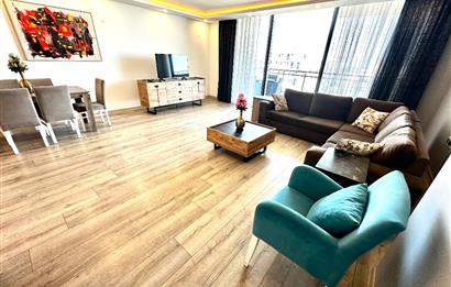 Akacan Elegance Sitesi Full Deniz ve Havuz Manzaralı 3+1 Lüks Eşyalı Kiralık Daire