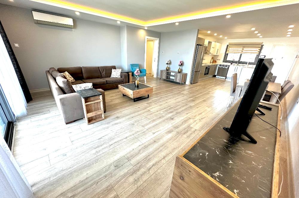 Akacan Elegance Sitesi Full Deniz ve Havuz Manzaralı 3+1 Lüks Eşyalı Kiralık Daire