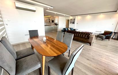 Akacan Elegance Sitesi Full Deniz ve Havuz Manzaralı 3+1 Lüks Eşyalı Kiralık Köşe Daire