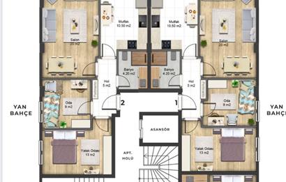 CENTURY21 BAL'DAN BAHÇELİEVLER MAH.'DE SATILIK 2+1 DAİRE
