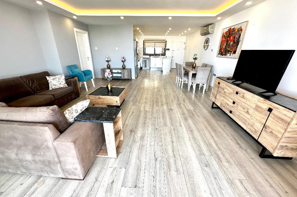 Akacan Elegance Sitesi Full Deniz ve Havuz Manzaralı 3+1 Lüks Eşyalı Kiralık Daire