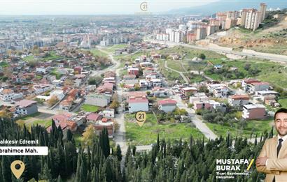 C21 BAL’DAN EDREMİT İBRAHİMCE’DE// YOLA YAKIN 199 m2 ARSA