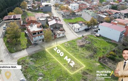 C21 BAL’DAN EDREMİT İBRAHİMCE’DE// YOLA YAKIN 199 m2 ARSA