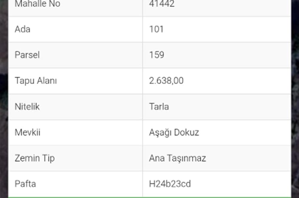 Bilecik Gölpazarı Dokuz Köyü Satılık Tarla