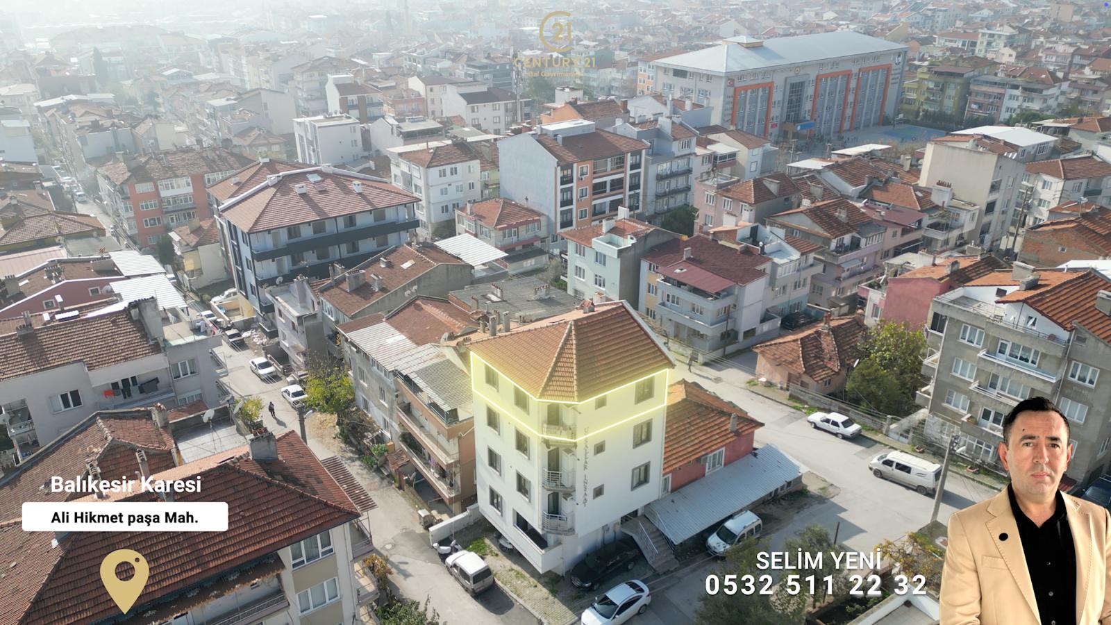 C21 Bal'dan Ali Hikmet Paşa Mah.'de Satılık 2+0 Daire