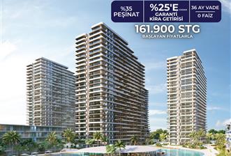 Kıbrıs İskele'nin En İyi Projesi Grand Sapphire Blu'da Ödeme Planlı Satılık Fırsat 1+1 Daire - 1 - 26570