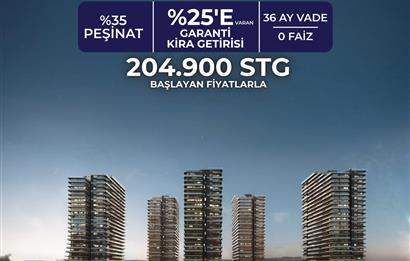 Kıbrıs İskele'nin En İyi Projesi Grand Sapphire Blu'da Ödeme Planlı Satılık Fırsat 2+1 Daire