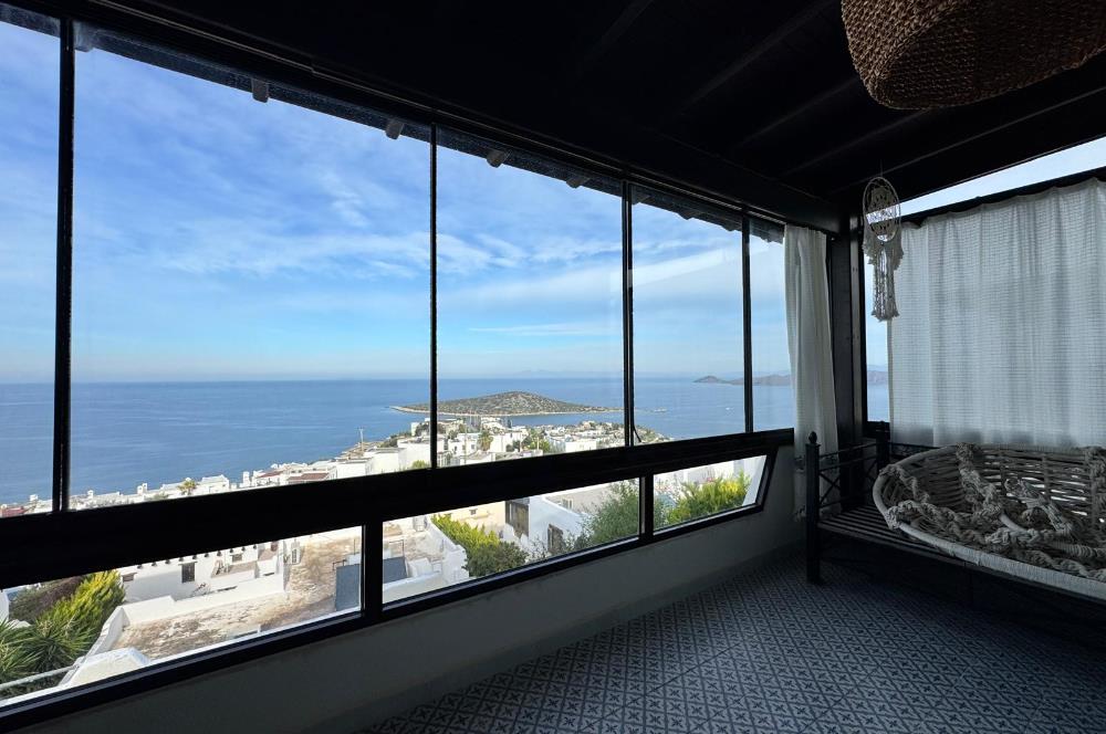 Bodrum Koyunbaba Deniz Manzaralı Havuzlu Villa